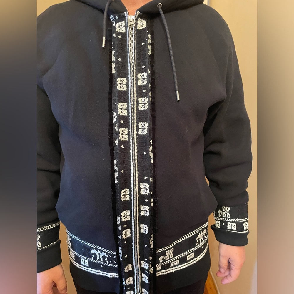 Sacai zip up sweatshirt